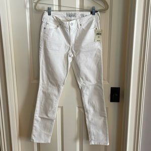Never worn white jeans